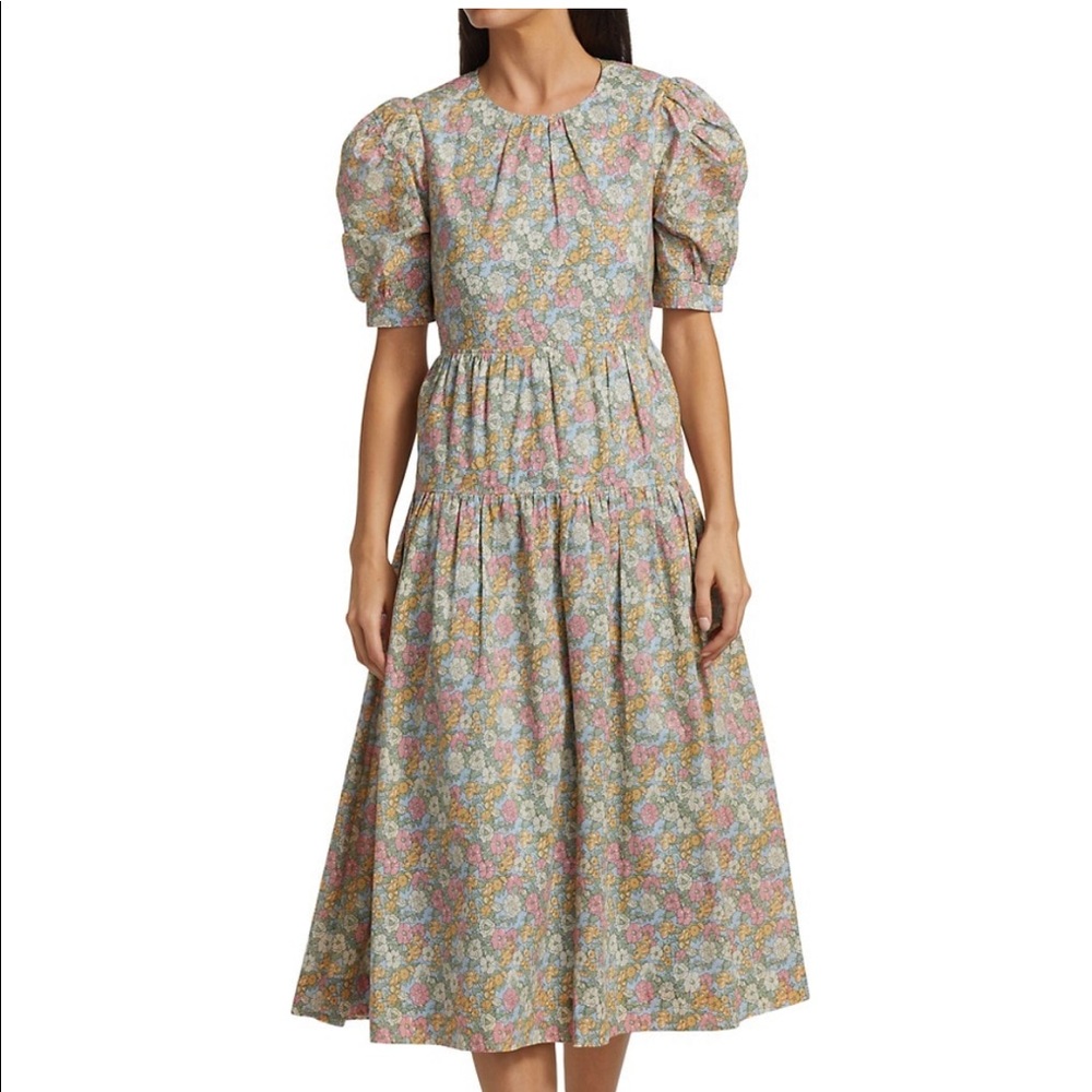 EN SAISON floral midi dress